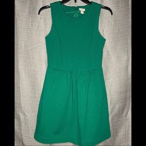 Green J Crew Factory Dress w/ Pockets